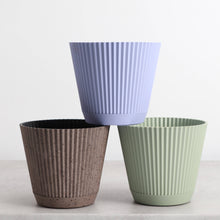 Load image into Gallery viewer, 4&quot; Decorative Ruffled Pot for Plants: Sage
