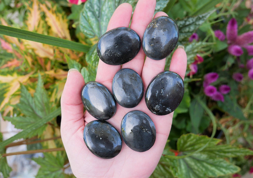 Black Tourmaline Worry Stones Crystals